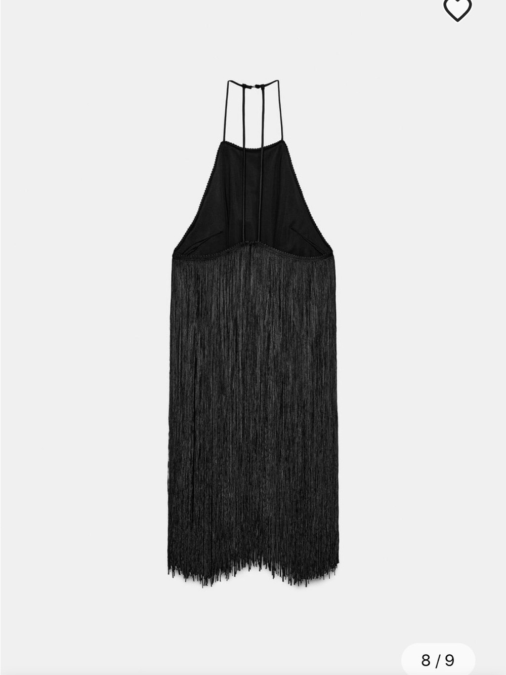 🔥🔥Zara Black Fringe Halter Top - Picture 7 of 8